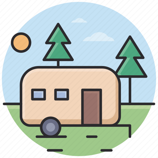 Caravan, camping, outdoor, camp, outdoors, adventure icon - Download on Iconfinder