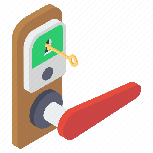 Door key, door lock, handle lock, house lock, key icon - Download on Iconfinder
