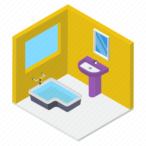 Bathroom, bathroom interiors, bathroom vanities, home interior, wash basin, washroom icon - Download on Iconfinder