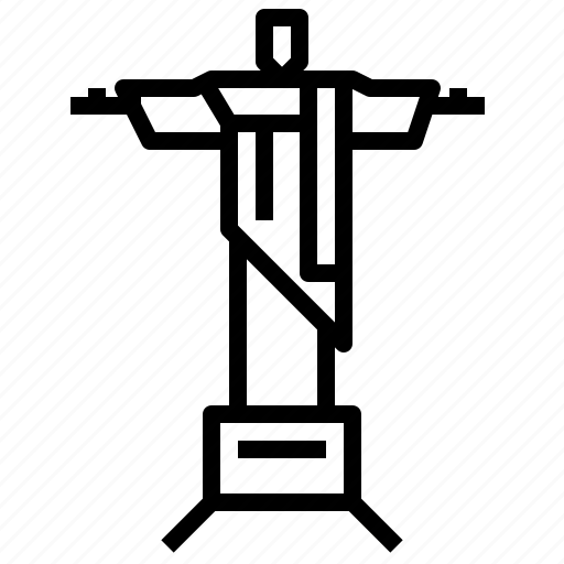 Brazil, christ, jesus, redeemer, riodejaneiro, statue icon - Download on Iconfinder