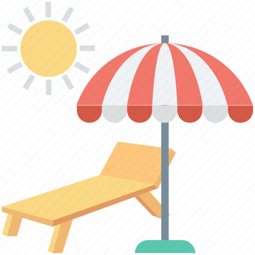 Beach, pool side, sun tanning, sunbathe, tanning icon - Download on Iconfinder