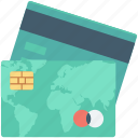 atm card, credit card, debit card, smart card, visa card icon