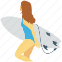 female, surfing, wakeboarding, water skiing, water sports 