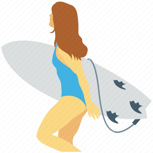 Female, surfing, wakeboarding, water skiing, water sports icon - Download on Iconfinder