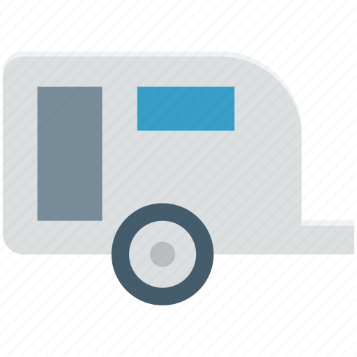 Caravan, convoy, living van, living vehicle, transport icon - Download on Iconfinder