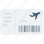 air ticket, airplane, plane ticket, travel ticket, travelling pass 