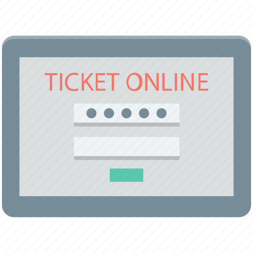 Online booking, online reservation, online ticket, order place, ticketing icon - Download on Iconfinder