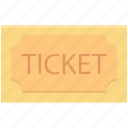 entry ticket, event pass, museum ticket, pass, ticket