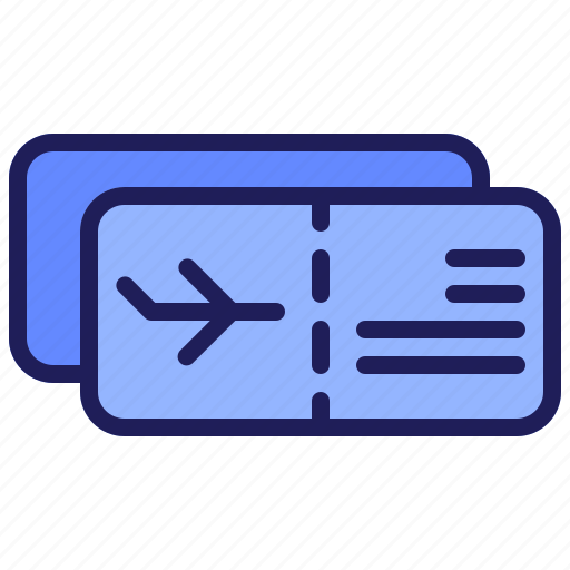 Holiday, plane, ticket, tourism, tourist, travel, vacation icon - Download on Iconfinder