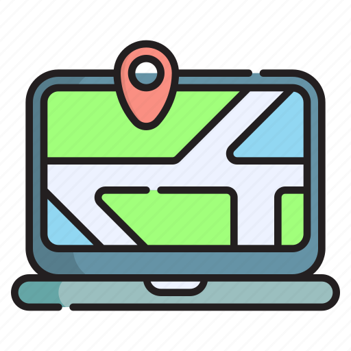 Travel, tourism, gps, map, road, location, pin icon - Download on Iconfinder