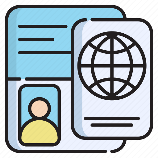 Travel, tourism, passport, identification, certificate, identity, journey icon - Download on Iconfinder