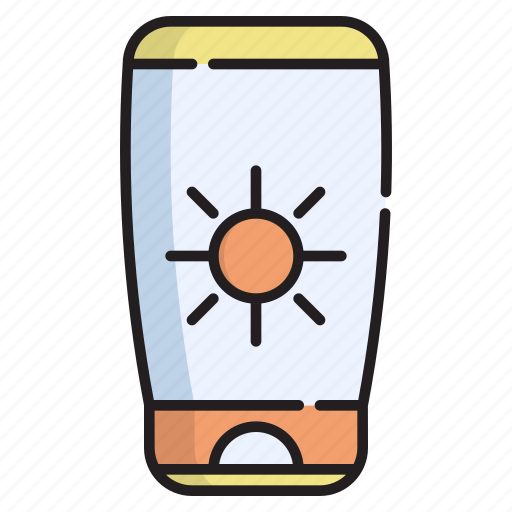Travel, tourism, sunblock, sunscreen, skincare, sunburn, cosmetic icon - Download on Iconfinder