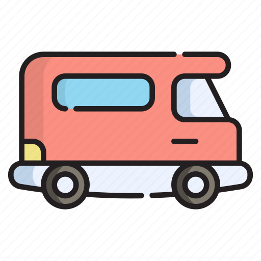 Travel, tourism, van, cargo, truck, shipping, courier icon - Download on Iconfinder