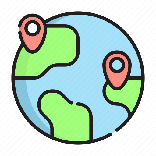 Travel, tourism, world, earth, global, map, worldwide icon - Download on Iconfinder