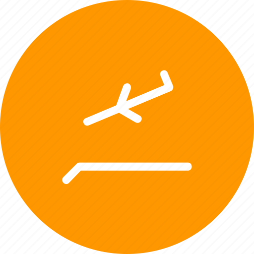 Airplane, airport, arrival, flight, landing, runway icon - Download on Iconfinder