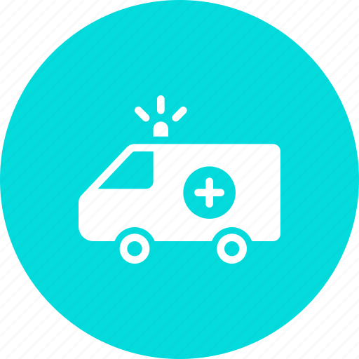 Ambulance, healthcare, hospital, medical, siren, van icon - Download on Iconfinder