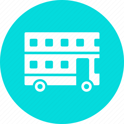 Bus, decker, double, public, transport, transportation icon - Download on Iconfinder