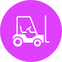 cart, forklift, lifter, lifting, mover, package, work
