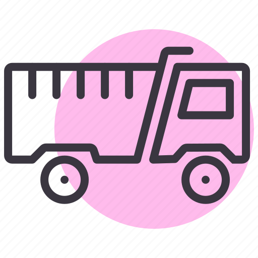 Dump, lorry, tipper, truck, transportation, van icon - Download on Iconfinder