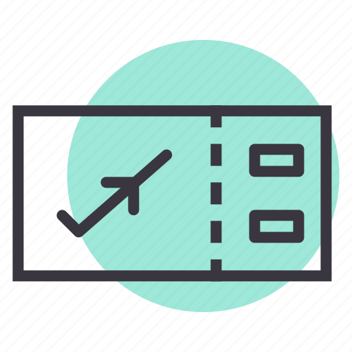 Air, airplane, boarding, flight, pass, ticket icon - Download on Iconfinder