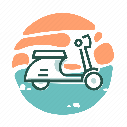 Travel, vespa, motorcycle, scooter icon - Download on Iconfinder