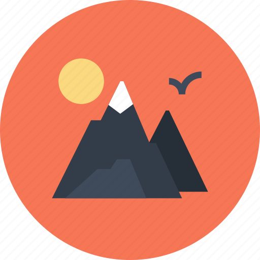 Hill, landscape, mountains, nature, tourism, travel, vacation icon - Download on Iconfinder