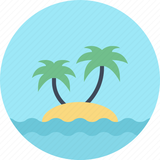 Island, leisure, palm, paradise, tourism, travel, vacation icon - Download on Iconfinder