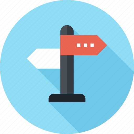 Decision, direction, guide, path, road, sign, way icon - Download on Iconfinder