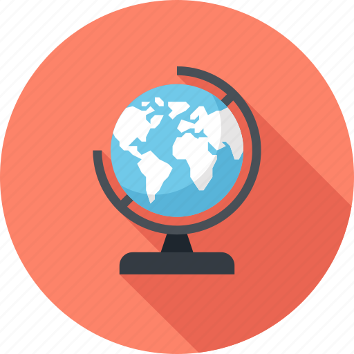 Earth, education, geography, globe, map, navigation, world icon - Download on Iconfinder