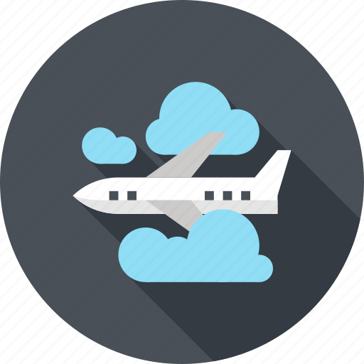 Air, airplane, cloud, flight, plane, sky, travel icon - Download on Iconfinder