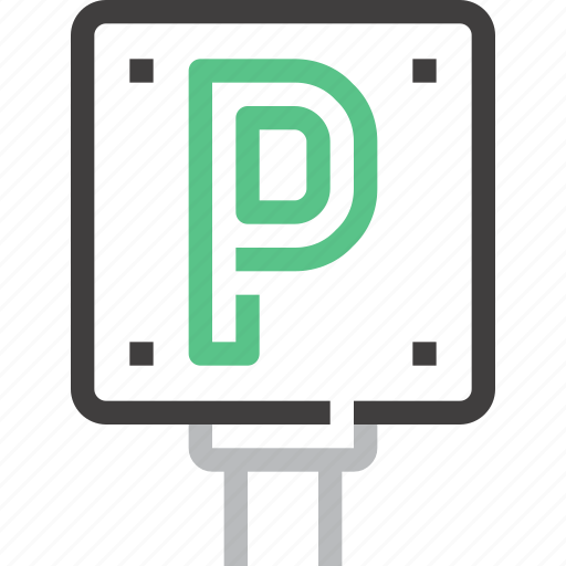 Car, parking, place, road, sign, transport icon - Download on Iconfinder