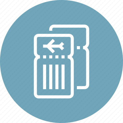 Airplane, boarding, document, flight, plane, ticket, travel icon - Download on Iconfinder