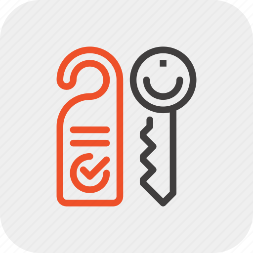 Access, door, hanger, hotel, key, room, tag icon - Download on Iconfinder