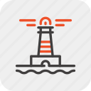 building, house, light, lighthouse, navigation, sea, tower
