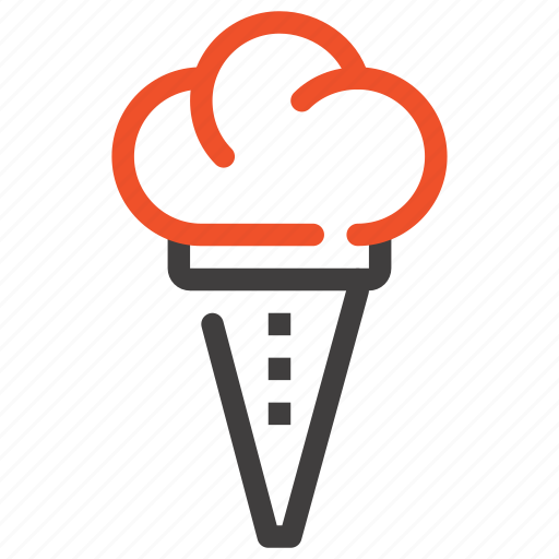 Cold, cone, cream, dessert, food, ice, summer icon - Download on Iconfinder