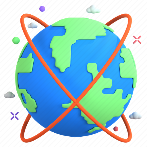 Globe, earth, world, planet 3D illustration - Download on Iconfinder