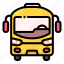 bus, travel, school, school bus, education, transport, transportation 