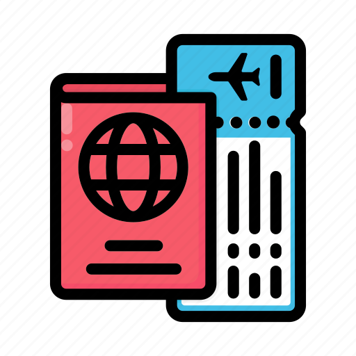 Passport, boardingpass, travel, identification, ticket, tourism, identity icon - Download on Iconfinder