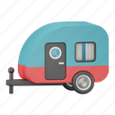 car, transport, vehicle, motorhome, camp, caravan trailer, house on wheels