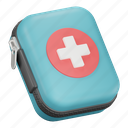 first, aid, kit, medical, emergency, bag, health