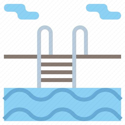 Holidays, ladder, pool, sports, summertime, swimming, water icon - Download on Iconfinder