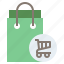 bag, container, paper, shop, shopping 