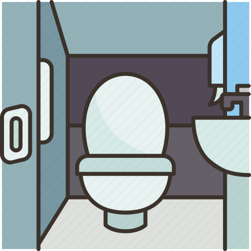 Toilet, restroom, bathroom, lavatory, airplane icon - Download on Iconfinder