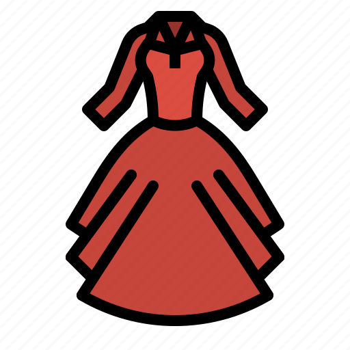 Clothing, dress, female, feminine, skirt icon - Download on Iconfinder