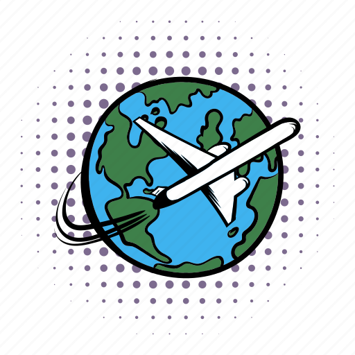 Air, airplane, earth, globe, plane, travel, world icon - Download on Iconfinder