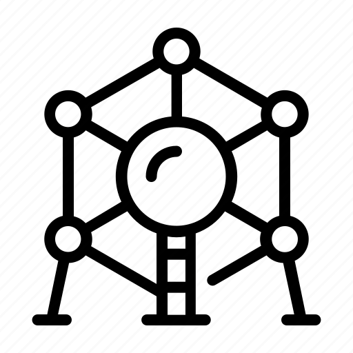 Atomium, belgium, brussel, europe icon - Download on Iconfinder
