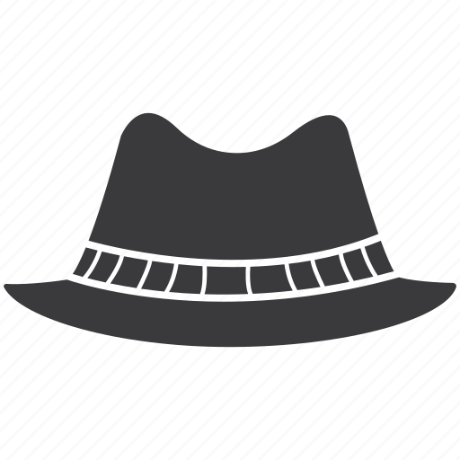 Accessory, cap, cowboy hat, fedora hat, headwear, homburg hat, wear icon - Download on Iconfinder