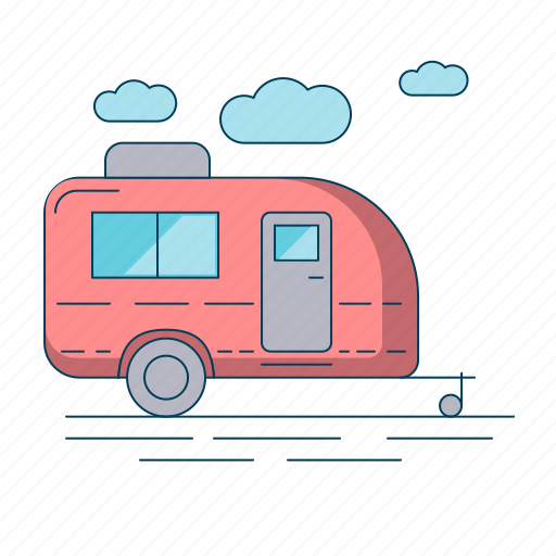Camper, camp, camping, outdoor, tourism, travel icon - Download on Iconfinder