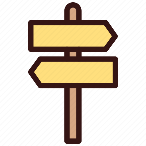 Location, navigation, one way, sign, sign post, street, street sign icon - Download on Iconfinder