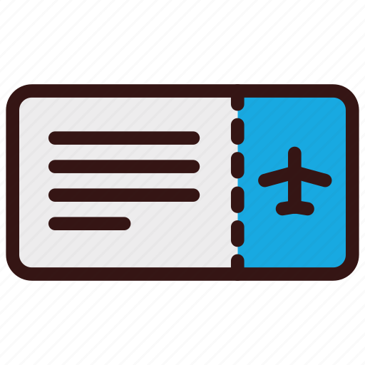 Airplane, flight, plane, ticket, travel icon - Download on Iconfinder